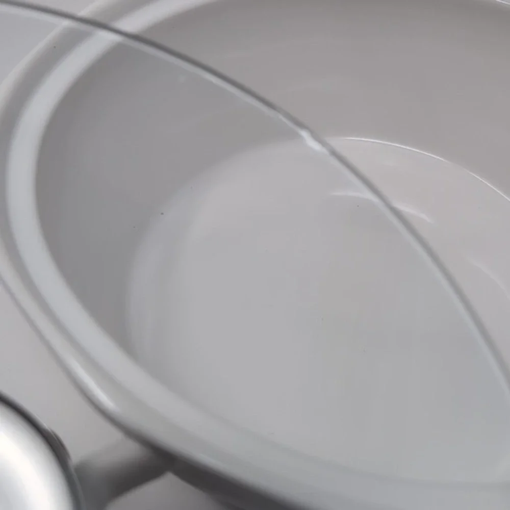 Temp-tations‎ Ovenware Woodland 3-Quart White Ceramic Baker with Glass Lid